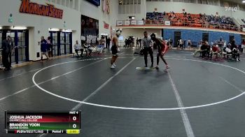 144 lbs Champ. Round 2 - Joshua Jackson, Calvert Hall College vs Brandon Yoon, Gilman School