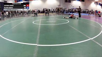 113 lbs Champ. Round 2 - Jayden Jones, Warmupgang Wrestling Club vs Blake Smith, Impact Wrestling Academy