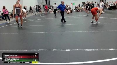 150 lbs Semis (4 Team) - Marco Cocca, Este Built Underground vs Steve Borrelli, Seagull White