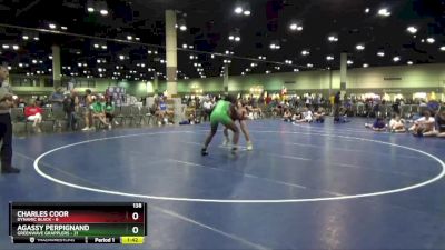 138 lbs Round 3 (16 Team) - Charles Coor, Dynamic Black vs Agassy Perpignand, Greenwave Grapplers