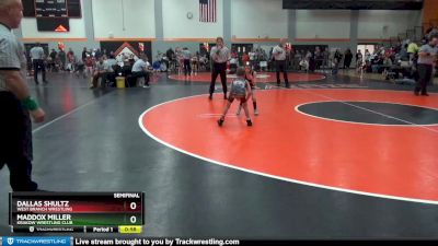 PW-3 lbs Semifinal - Dallas Shultz, West Branch Wrestling vs Maddox Miller, Krakow Wrestling Club