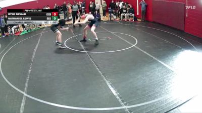 157 lbs Champ. Round 1 - Ryne DeValk, Corona Del Sol High School vs Nathaniel Lewis, Boulder City