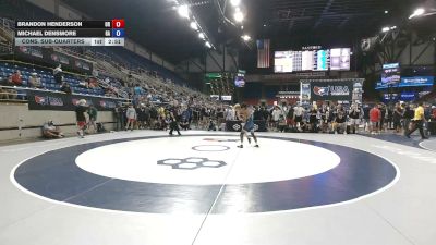 106 lbs Cons. Sub-quarters - Brandon Henderson, Oregon vs Michael Densmore, Georgia