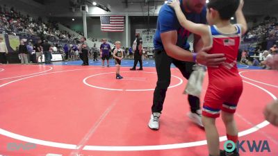 52 lbs Round Of 16 - Wyatt Barnes, Raw Wrestling Club vs Jaxen Henderson, Beggs Youth Wrestling Program