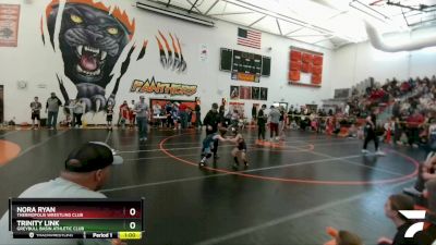 45-50 lbs Round 1 - Trinity Link, Greybull Basin Athletic Club vs Nora Ryan, Thermopolis Wrestling Club