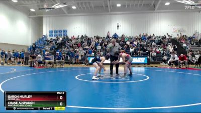 126 lbs Quarterfinal - Garon Murley, Center Hill vs Chase Alspaugh, Vancleave High School