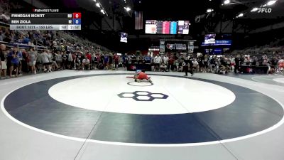 150 lbs Cons. Rd Of 128 - Finnegan McNitt, MO vs Ben Ziola, NE