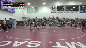 149 lbs Finals (2 Team) - Micah Van Grol, Santa Ana College vs Ruben Ortiz, Mt. SAC (Maroon)