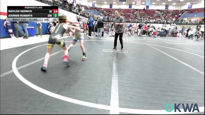 54 lbs Rr Rnd 3 - Annie Raper, Tecumseh Youth Wrestling vs Jo Thigpen, Choctaw Ironman Youth Wrestling