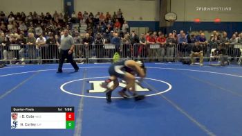 113 lbs Quarterfinal - Derek Cote, Noble vs Nicholas Curley, Saint John's Prep