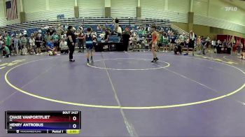 83 lbs Quarterfinal - Chase VanPortfliet, MI vs Henry Antrobus, IN