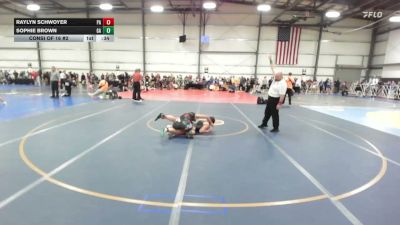 138 lbs Consi Of 16 #2 - Raylyn Schwoyer, PA vs Sophie Brown, GA