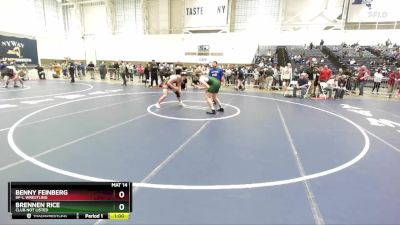 170 lbs Cons. Round 2 - Brennen Rice, Club Not Listed vs Benny Feinberg, HF-L Wrestling