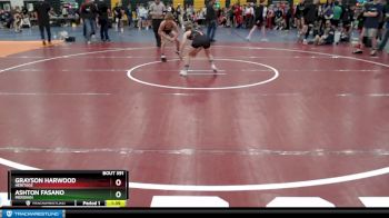 90 lbs Semifinal - Grayson Harwood, Heritage vs Ashton Fasano, Meridian