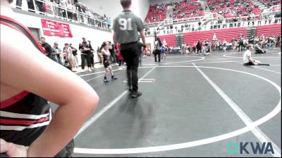 52 lbs Consi Of 16 #2 - Asher Royal, Hinton Takedown Club vs Connor Abbott, F-5 Grappling