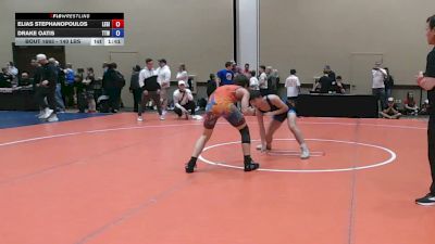 140 lbs Cons. Quarters - Elias Stephanopoulos, Legion vs Drake Oatis, Team Tugman Wrestling
