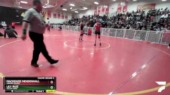 115 lbs Champ. Round 2 - Mackenzie Mendenhall, Corona Senior vs Lily Ruiz, Valley View