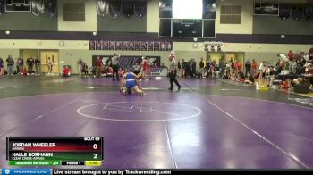 135 lbs Quarterfinal - Halle Bormann, Clear Creek-Amana vs Jordan Wheeler, Marion