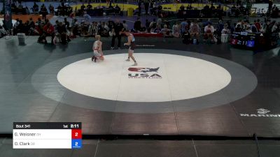 132 lbs Rnd Of 128 - Garrison Weisner, OH vs Dylan Clark, OR