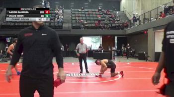 157 lbs Champ. Round 1 - Jacob Inton, Evergreen State College vs Aaron Gandara, Southern Oregon