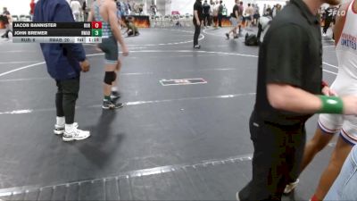 144 lbs Placement (4 Team) - Jacob Bannister, Reverence United Blue vs John Brewer, RWA Blue