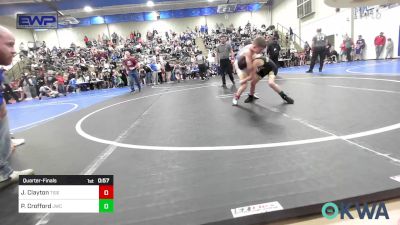 61 lbs Quarterfinal - Jayce Clayton, Tiger Trained Wrestling vs Phild Crofford, Jay Wrestling Club