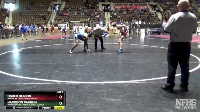 126 lbs Champ. Round 1 - Harrison Vaughn, Montgomery Catholic Prep School vs Fisher Deason, American Christian Academy