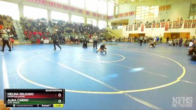 108 Girls Quarterfinal - Melina Delgado, Mountain Empire vs Alina Carino, Otay Ranch