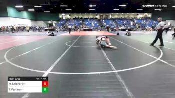 120 lbs Consolation - Mason Leiphart, PA vs Tyler Ferrara, NY