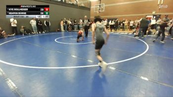 85 lbs Cons. Round 3 - Kye Rollheiser, 208 Spartan WC vs Keaton Borge, Emmett Wrestling Club