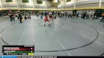 124 lbs Quarterfinal - Brooklynn Baird, Whitewood Wrestling Club vs Jessica Waln, Tatanka Tuff