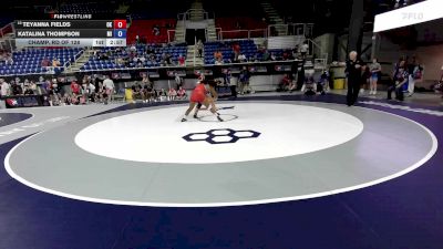 140 lbs Champ. Rd Of 128 - Teyanna Fields, OK vs Katalina Thompson, MI