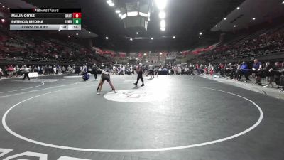 105 lbs Consi Of 8 #2 - Malia Ortiz, Santa Ynez Valley U H S vs Patricia Medina, Lemoore