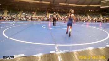 75 lbs Consi Of 16 #2 - Marleigh Howell, Viking Wrestling Club (OK) vs Alicen Quillin, Chickasha Youth Wrestling