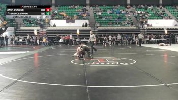 5A 150 lbs Cons. Round 2 - Terence Swain, Lincoln vs Zack Boggus, Saint Clair County