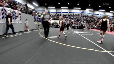 64 lbs Quarterfinal - Gage Waldrup, F-5 Grappling vs Gage McElfresh, Noble Takedown Club