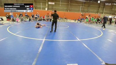 48 kg Rr Rnd 3 - Gulianna Latshaw, PA West 1 - GK8E vs Olive DiMassa, Michigan Wrestling Academy - GK8E
