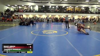 157 lbs Round 1 (12 Team) - Bailey Gibson, Ohio Northern vs Thaddeus Swanigan, St. Clair