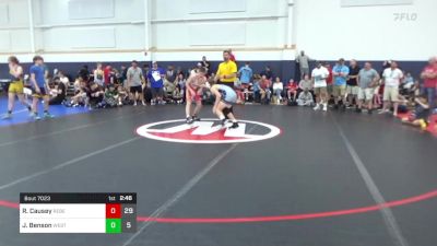 114 lbs Pools - Raymond Causey, Rebellion vs Jude Benson, West Virginia Wild