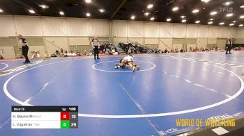 65 lbs Rr Rnd 4 - Hayden Beckwith, Oklahoma Boys 9U vs Logan Vigueras, Team Tulsa NDT