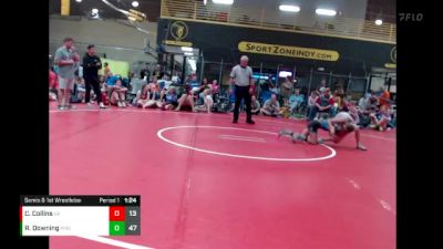 74 lbs Semis & 1st Wrestleback (8 Team) - Remi Downing, Missouri BattleGear White vs Chloe Collins, Gone Rogue