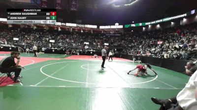 132 lbs Champ. Round 1 - Andrew Baughman, NRK1 vs John Haury, Unattached