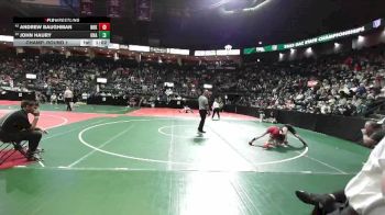 132 lbs Champ. Round 1 - Andrew Baughman, NRK1 vs John Haury, Unattached