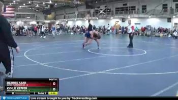 98 lbs Round 3 (4 Team) - Kynlie Keffer, Indiana INFERNO GOLD vs Deziree Azar, Black Mambas Blue
