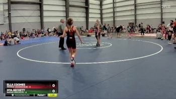 90 lbs Final - Mya Beckett, Badger Girls Elite vs Ella Coomes, Midwest Assasins Blue