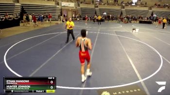 145 Championship Bracket Cons. Round 2 - Hunter Johnson, Plainview Elgin Millville vs Ethan Mangowi, Farmington