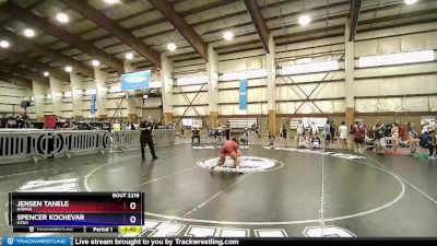 170 lbs Cons. Round 2 - Jensen Tanele, Hawaii vs Spencer Kochevar, Utah
