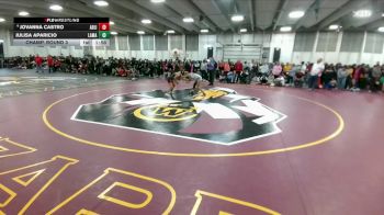 100 lbs Champ. Round 3 - Julisa Aparicio, Lamar vs Jovanna Castro, Abraham Lincoln