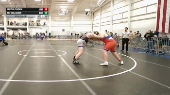 260 lbs 5th Place - Jacob Ogden, Londonderry vs Eli Williams, Wolfgang Wr Ac