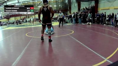 190 lbs Champ. Round 2 - Aaron Stewart, Warren Township vs Elijah Hawes, Layton